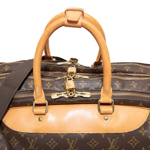 Louis Vuitton Monogram Alize 3 Poches Soft Sided Suitcase Luggage Lock And Keys - Picture 8 of 16